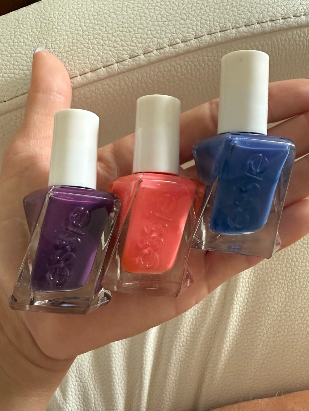 Essie Gel Nail Shades #210, #310, & #320